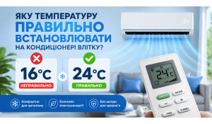 Яку температуру правильно встановлювати на кондиціонері влітку?